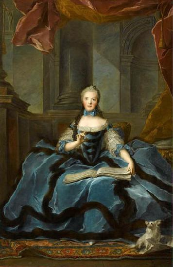 Jjean-Marc nattier Portrait of Marie Adelaide of France oil painting image